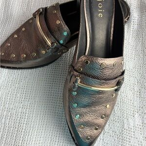 Joie Bronze Studded Mules